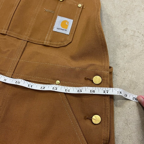 NWOT Men’s Light Brown Carhartt Work Overalls - Picture 16 of 16